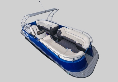 Forward Marine electric pontoon boat